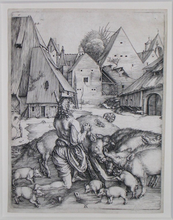 Inside the city gates by Albrecht Durer